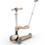 LEO Rider 3in1 – קורקינט 3 ב-1 לילדים עם מושב מתקפל ומוט דחיפה - מחלקת ילדים