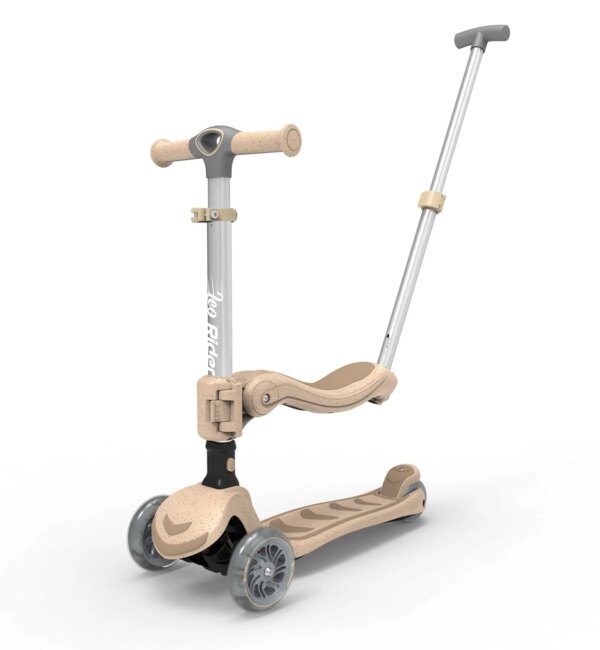 LEO Rider 3in1 – קורקינט 3 ב-1 לילדים עם מושב מתקפל ומוט דחיפה - מחלקת ילדים